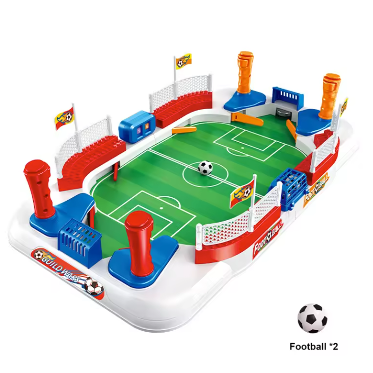 Mini Tafelvoetbal Spel 55 cm – Desktop Voetbaltafel voor 2 Personen
