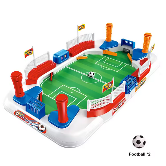 Mini Tafelvoetbal Spel 55 cm – Desktop Voetbaltafel voor 2 Personen