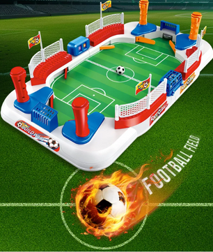 Mini Tafelvoetbal Spel 55 cm – Desktop Voetbaltafel voor 2 Personen