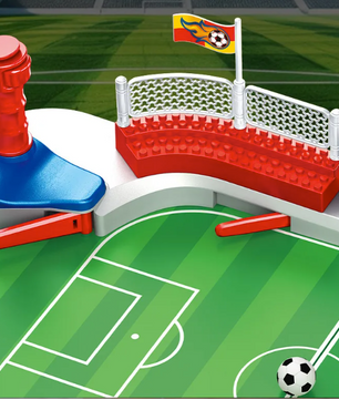 Mini Tafelvoetbal Spel 55 cm – Desktop Voetbaltafel voor 2 Personen