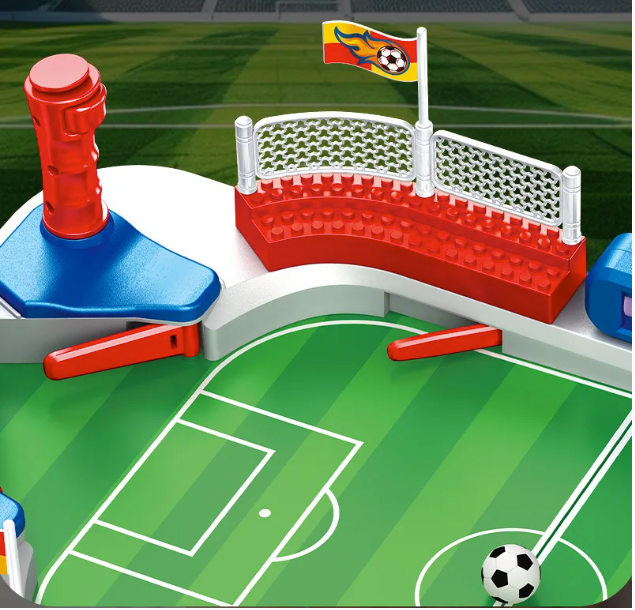 Mini Tafelvoetbal Spel 55 cm – Desktop Voetbaltafel voor 2 Personen