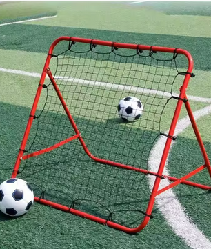 Voetbal Rebound Net 100 x 100 cm – Kickback Trainingsnet met Elastische Koorden
