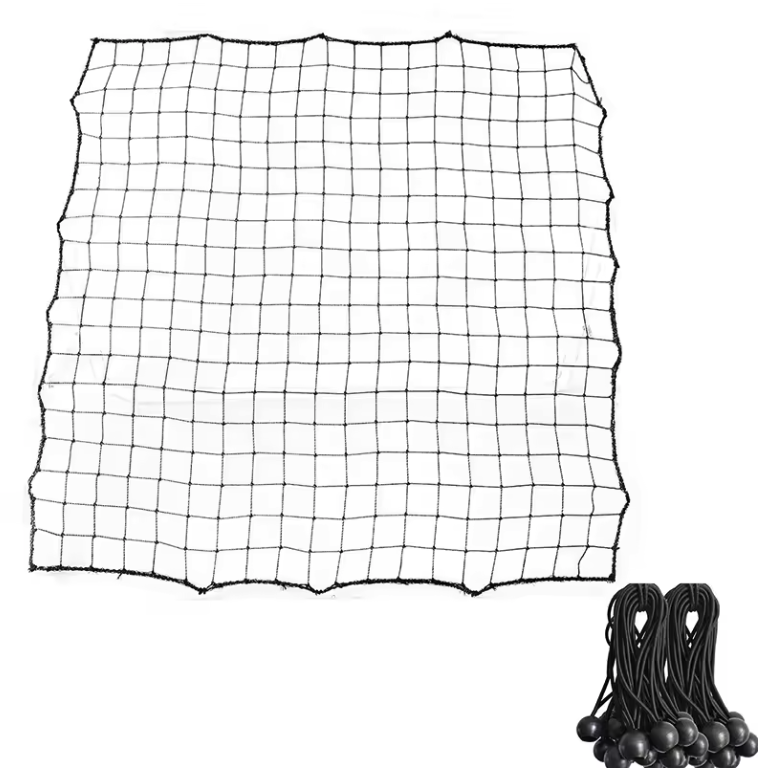Voetbal Rebound Net 100 x 100 cm – Kickback Trainingsnet met Elastische Koorden
