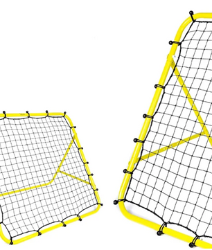 Voetbal Rebound Net 100 x 100 cm – Kickback Trainingsnet met Elastische Koorden