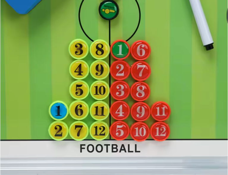 Magnetisch Voetbal Tactiekbord Dubbelzijdig – Coaching Bord met Pen en Magneten