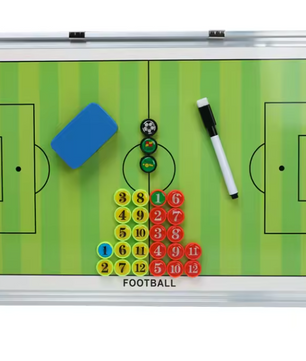 Magnetisch Voetbal Tactiekbord Dubbelzijdig – Coaching Bord met Pen en Magneten