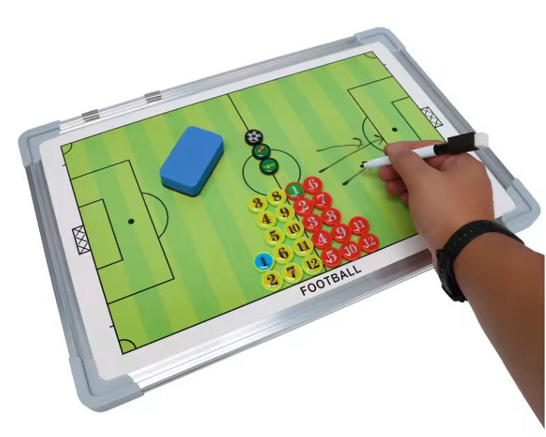 Magnetisch Voetbal Tactiekbord Dubbelzijdig – Coaching Bord met Pen en Magneten