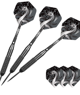Professionele Dartpijlen 24g Set van 3 – Stalen Punt Dartpijlen voor Indoor en Outdoor