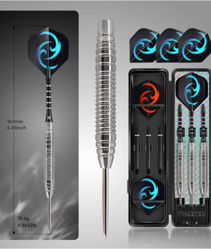 Professionele Dartset 20g – Complete Set met Extra Shafts, Flights en Opbergdoos