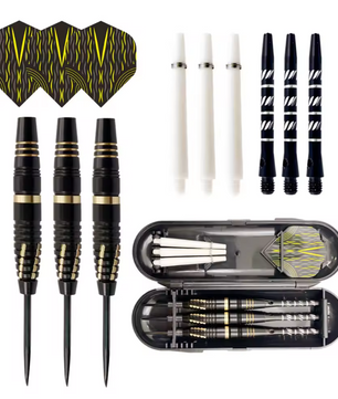 Dartpijlen Set 3 Stuks – Lichtgewicht Darts met Vervangbare Shafts en Opbergdoos