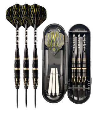Dartpijlen Set 3 Stuks – Lichtgewicht Darts met Vervangbare Shafts en Opbergdoos