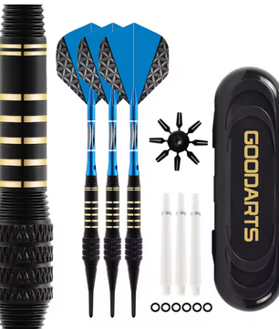 Soft Tip Dartpijlen 18g Set – Professionele Darts met Extra Shafts en Opbergdoos