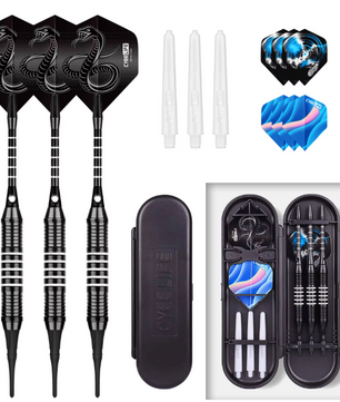Soft Tip Dartpijlen 18g Set – Professionele Darts met Opbergdoos voor Elektronisch Dartbord