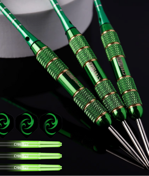 Stalen Dartpijlen 24g Set van 3 – Professionele Darts met Koperen Barrel en Flights