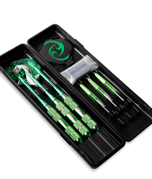 Stalen Dartpijlen 24g Set van 3 – Professionele Darts met Koperen Barrel en Flights