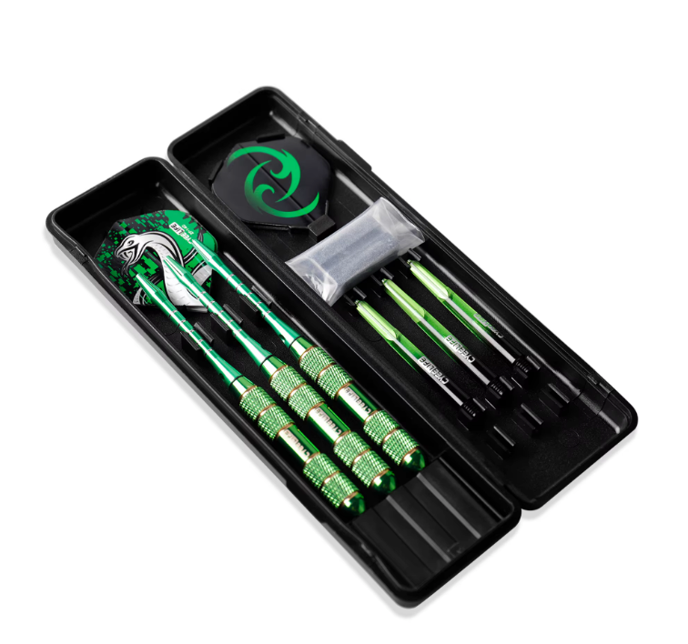 Stalen Dartpijlen 24g Set van 3 – Professionele Darts met Koperen Barrel en Flights