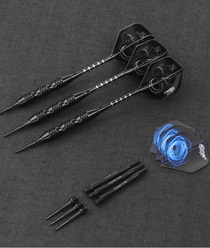 Soft Tip Dartpijlen 20g Set van 3 – Professionele Darts met Aluminium Shafts en Flights