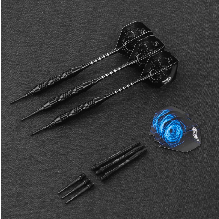 Soft Tip Dartpijlen 20g Set van 3 – Professionele Darts met Aluminium Shafts en Flights