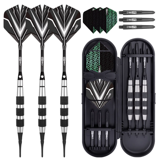 Soft Tip Dartpijlen 18.5g Set – Professionele Darts van RVS voor Elektronisch Dartbord