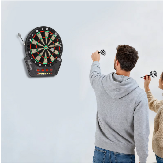 Elektrisch Dartbord met 6 Darts – LED Display, 27 Spellen en Automatische Scoretelling