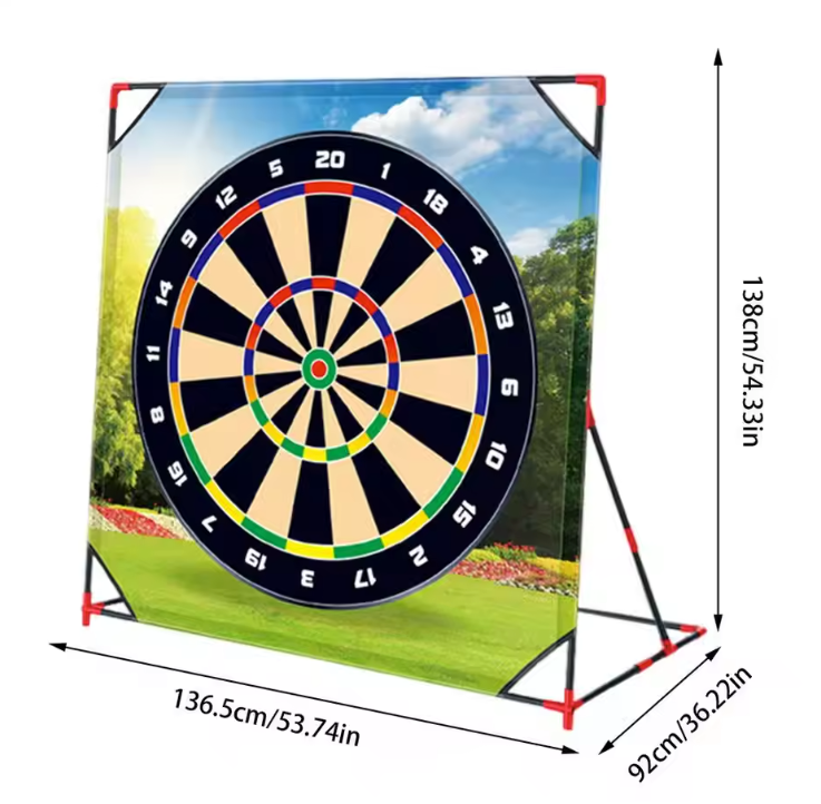 Golf Chipping Game Set – Oefenmat met Targets, Scorebord en Clubs