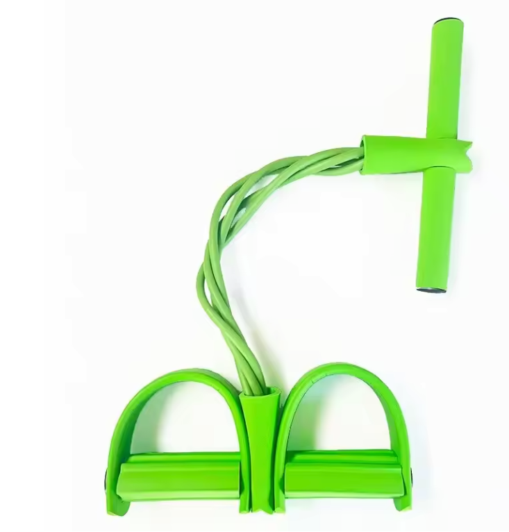 Fitness Pedal Trainer met Weerstandsbanden – Multifunctionele Ab Trainer voor Thuis Workout