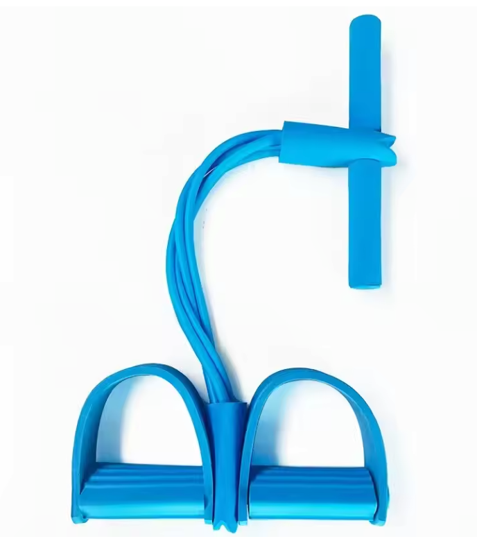 Fitness Pedal Trainer met Weerstandsbanden – Multifunctionele Ab Trainer voor Thuis Workout