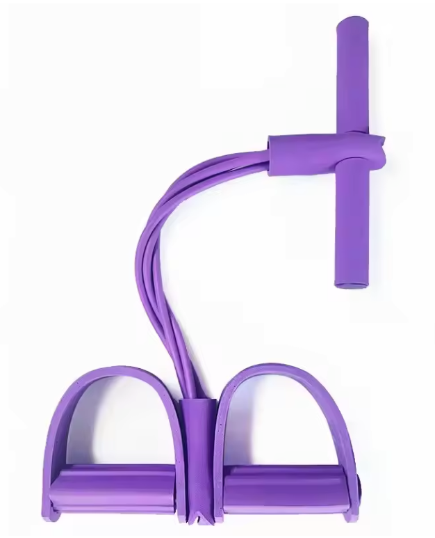 Fitness Pedal Trainer met Weerstandsbanden – Multifunctionele Ab Trainer voor Thuis Workout