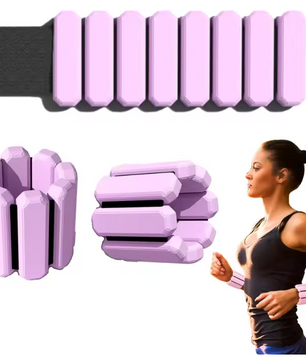 Pols- en Enkelgewichten Set – Verstelbare Fitness Gewichten voor Yoga, Pilates en Training