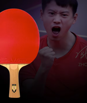 Professionele Tafeltennis Bat 10 Sterren – Carbon Pingpong Racket met Maximale Spin en Controle