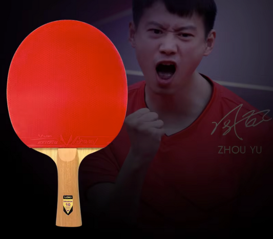 Professionele Tafeltennis Bat 10 Sterren – Carbon Pingpong Racket met Maximale Spin en Controle