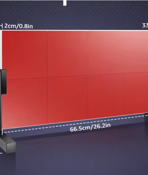 Tafeltennis Rebound Board 66,5 cm – Pingpong Trainer met 360° Verstelbare Hoek voor Zelftraining