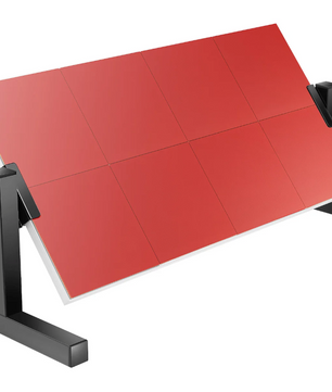 Tafeltennis Rebound Board 66,5 cm – Pingpong Trainer met 360° Verstelbare Hoek voor Zelftraining