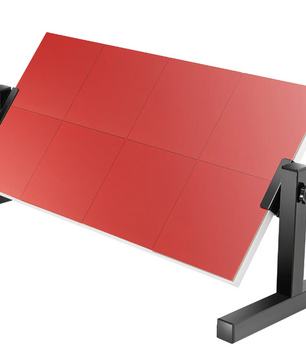Tafeltennis Rebound Board 66,5 cm – Pingpong Trainer met 360° Verstelbare Hoek voor Zelftraining