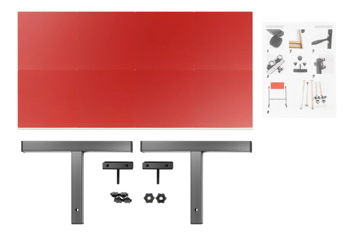 Tafeltennis Rebound Board 66,5 cm – Pingpong Trainer met 360° Verstelbare Hoek voor Zelftraining