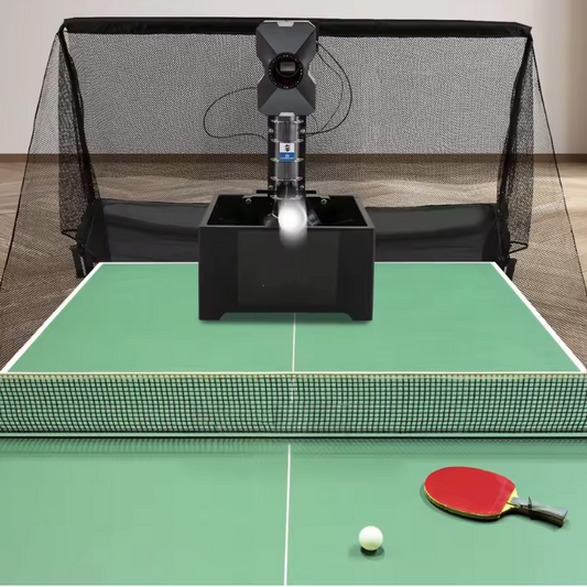 Tafeltennis Robot met Afstandsbediening – Automatische Pingpong Trainer met 100 Ballen Capaciteit