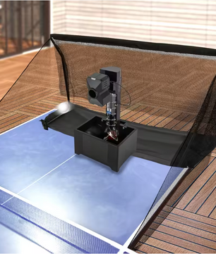 Tafeltennis Robot met Afstandsbediening – Automatische Pingpong Trainer met 100 Ballen Capaciteit