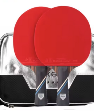 Professionele Tafeltennis Bat Set – Carbon Pingpong Racket met Rubbers en Opbergtas