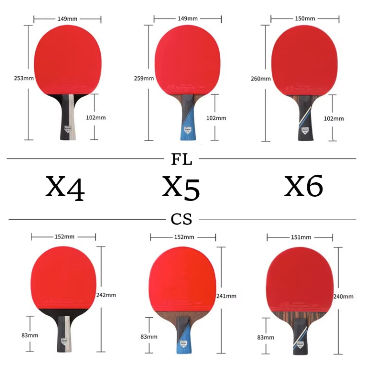 Professionele Tafeltennis Bat Set – Carbon Pingpong Racket met Rubbers en Opbergtas