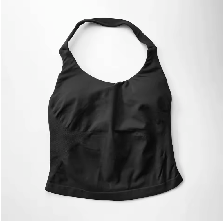 Dames Sport Top – Halter Fitness Tanktop met Padding en Stretch voor Yoga en Training