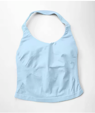 Dames Sport Top – Halter Fitness Tanktop met Padding en Stretch voor Yoga en Training