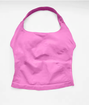 Dames Sport Top – Halter Fitness Tanktop met Padding en Stretch voor Yoga en Training