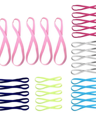Sport Hoofdbanden Set – Elastische Antislip Haarbanden voor Running, Fitness en Voetbal