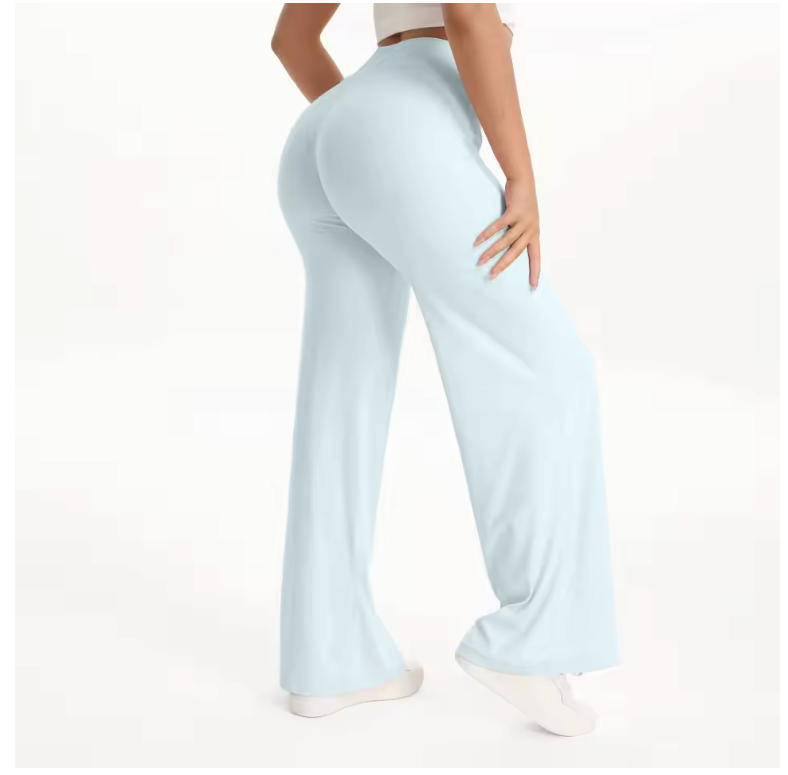 Dames Yogabroek – Rechte Pijpen Sportbroek met Stretch en Comfort voor Fitness en Pilates