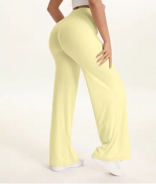 Dames Yogabroek – Rechte Pijpen Sportbroek met Stretch en Comfort voor Fitness en Pilates