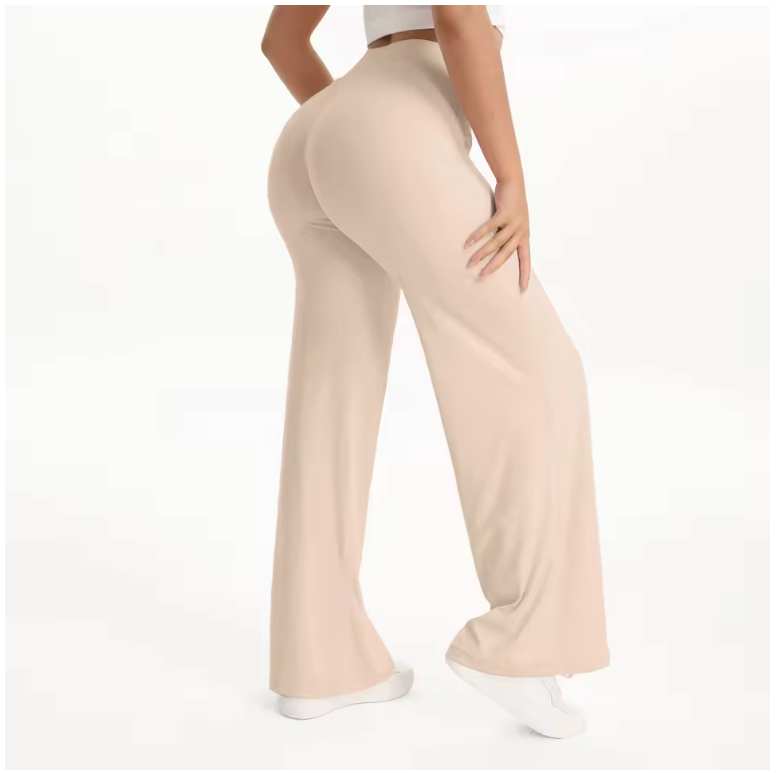Dames Yogabroek – Rechte Pijpen Sportbroek met Stretch en Comfort voor Fitness en Pilates
