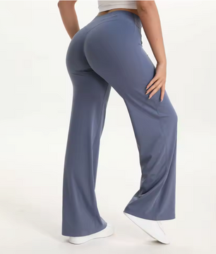 Dames Yogabroek – Rechte Pijpen Sportbroek met Stretch en Comfort voor Fitness en Pilates
