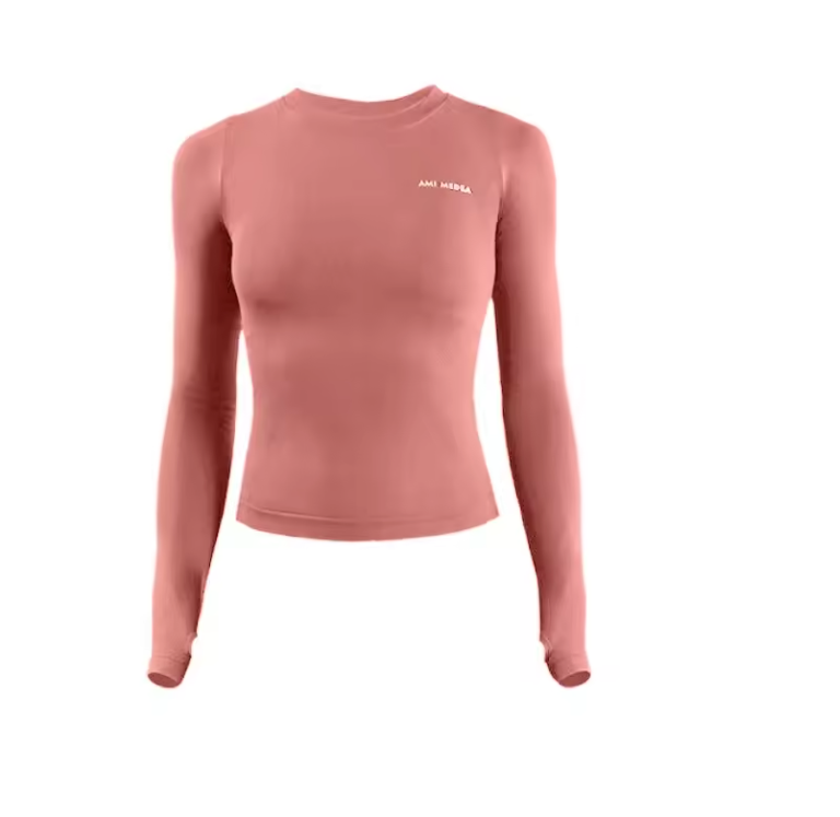 Dames Sport Crop Top Lange Mouw – Stretch Yogashirt voor Fitness, Hardlopen en Training