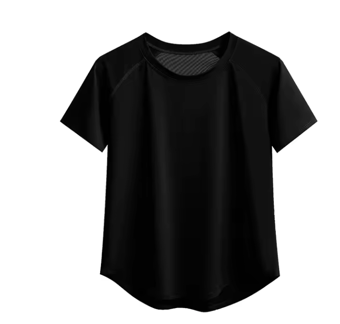 Dames Sport T-shirt – Ademend Sneldrogend Workout Shirt met Mesh Rug en Korte Mouwen