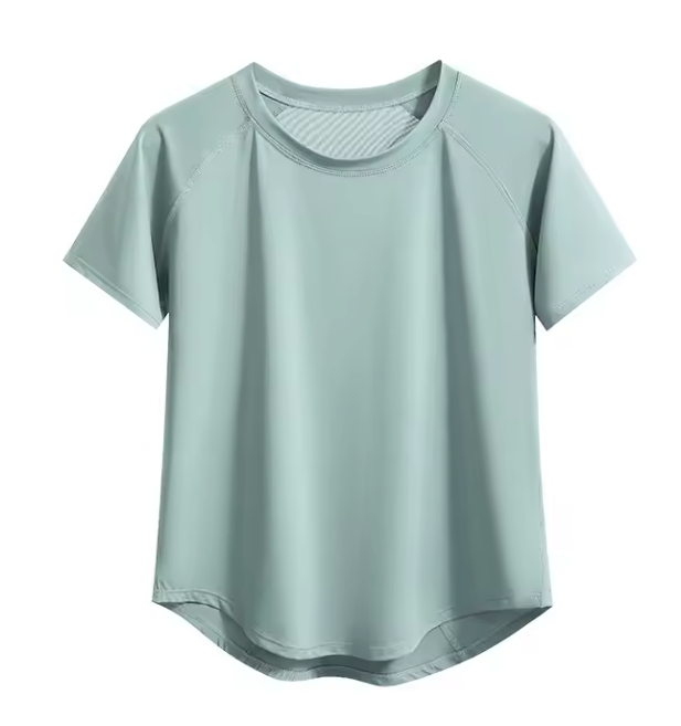 Dames Sport T-shirt – Ademend Sneldrogend Workout Shirt met Mesh Rug en Korte Mouwen